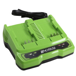 Зарядное устройство на 2 слота Greenworks G24X2UC2 24В