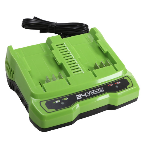 Зарядное устройство на 2 слота Greenworks G24X2UC2 24В