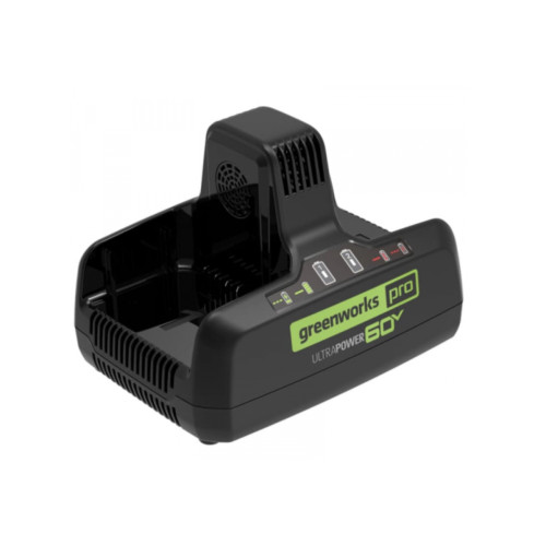 Зарядное устройство на 2 слота Greenworks G60DC10 60В