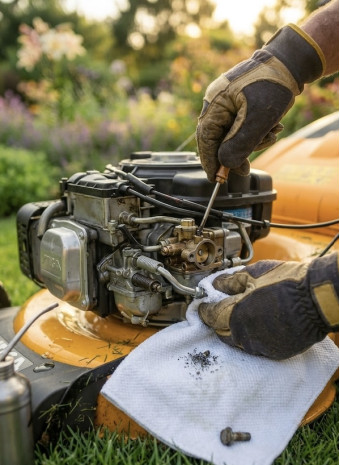 Подготовка газонокосилки к сезону или «Почему она не заводится?»