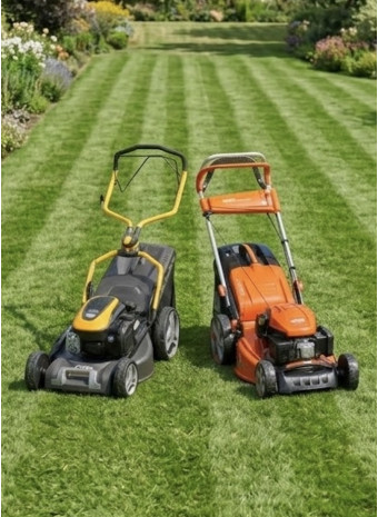 Битва гигантов: Stiga Collector 553 S против Oleo-Mac G 53 TK. Что выбрать для большого участка?