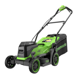 Газонокосилка аккумуляторная Greenworks GD24X2LM361 2x24В, без АКБ и ЗУ