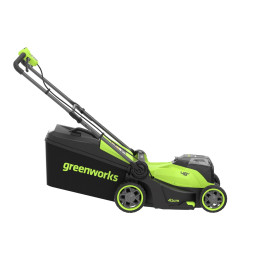 Газонокосилка аккумуляторная Greenworks GD24X2LM411 2x24В, без АКБ и ЗУ