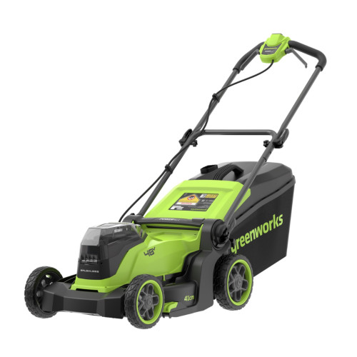 Газонокосилка аккумуляторная Greenworks GD24X2LM411 2x24В, без АКБ и ЗУ