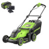 Газонокосилка аккумуляторная Greenworks GD40LM411K4 40В, в комплекте АКБ 4А/ч + ЗУ