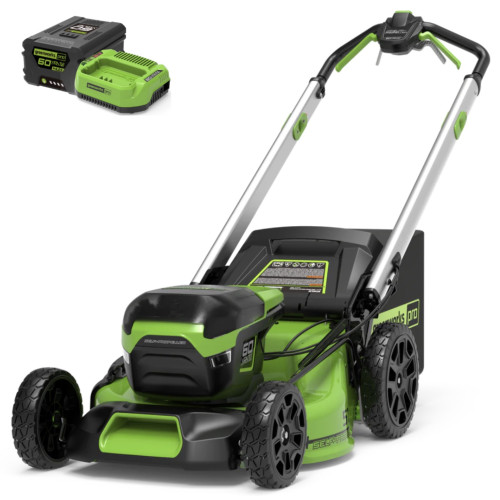 Аккумуляторная газонокосилка Greenworks GD60LM51SPK4 51см 60В, в комплекте АКБ 4А/ч + ЗУ