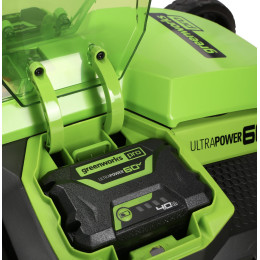 Газонокосилка аккумуляторная Greenworks TwinForce GD60LM61 60В, без АКБ и ЗУ