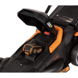 Газонокосилка аккумуляторная Worx WG730E 20В, в комплекте АКБ 4 А/ч и ЗУ