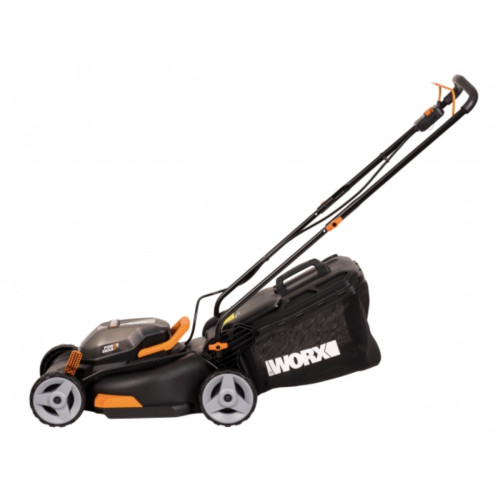 Газонокосилка аккумуляторная Worx WG743E 40В, в комплекте 2 АКБ 4 А/ч и ЗУ