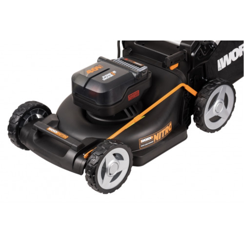 Газонокосилка аккумуляторная Worx NITRO WG748E 40В, в комплекте 2 АКБ 4 А/ч и ЗУ