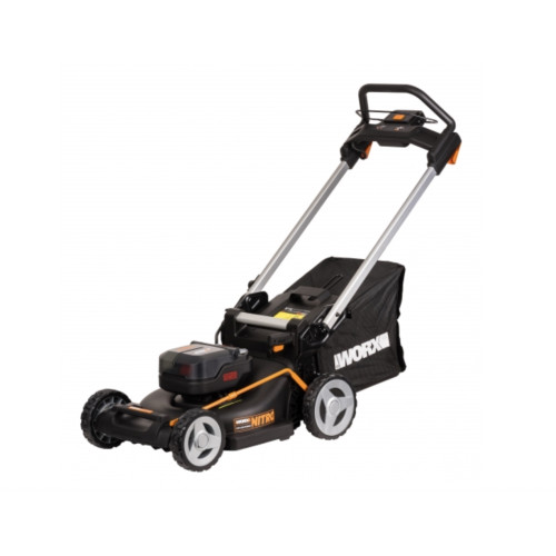 Газонокосилка аккумуляторная Worx NITRO WG748E 40В, в комплекте 2 АКБ 4 А/ч и ЗУ