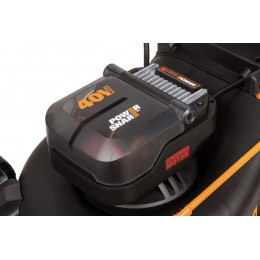 Газонокосилка аккумуляторная Worx WG749E 40В, в комплекте 2 АКБ 4 А/ч и ЗУ