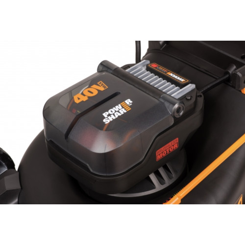 Газонокосилка аккумуляторная Worx WG749E 40В, в комплекте 2 АКБ 4 А/ч и ЗУ