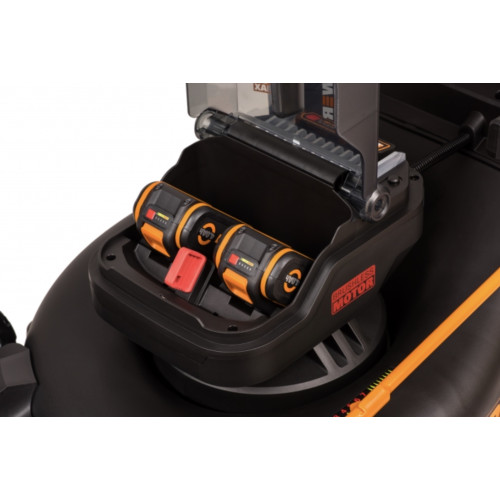Газонокосилка аккумуляторная Worx WG749E 40В, в комплекте 2 АКБ 4 А/ч и ЗУ