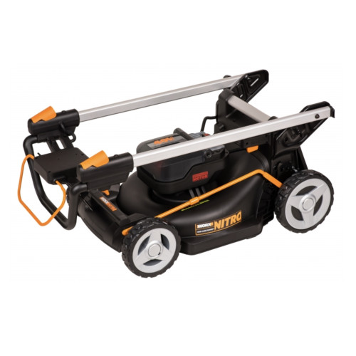 Газонокосилка аккумуляторная Worx WG749E 40В, в комплекте 2 АКБ 4 А/ч и ЗУ