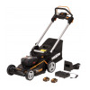 Газонокосилка аккумуляторная Worx WG749E 40В, в комплекте 2 АКБ 4 А/ч и ЗУ