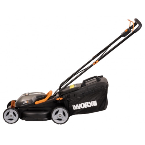 Газонокосилка аккумуляторная Worx WG779E.1 40В, в комплекте 2 АКБ 4 А/ч и ЗУ