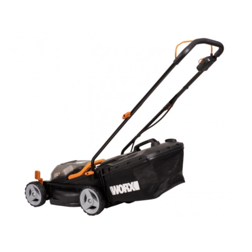 Газонокосилка аккумуляторная Worx WG779E.1 40В, в комплекте 2 АКБ 4 А/ч и ЗУ