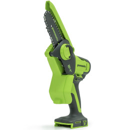 Аккумуляторная цепная мини-пила Greenworks G24MCS10 24В, без ЗУ и АКБ