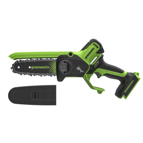 Аккумуляторная цепная мини-пила Greenworks GD24CS15 24В, без ЗУ и АКБ