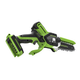 Аккумуляторная цепная мини-пила Greenworks GD24CS15 24В, без ЗУ и АКБ