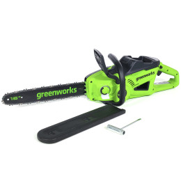 Аккумуляторная цепная пила Greenworks GD40CS20Х 40В, без АКБ и ЗУ