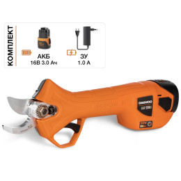 Секатор аккумуляторный Daewoo DAGP 2516Li SET