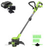 Триммер аккумуляторный Greenworks G24LT301K2 24В, в комплекте АКБ 2А/ч + ЗУ