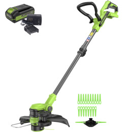 Триммер аккумуляторный Greenworks G40LT331K2 40В, в комплекте АКБ 2А/ч + ЗУ