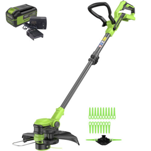 Триммер аккумуляторный Greenworks G40LT331K4 40В, в комплекте АКБ 4А/ч + ЗУ