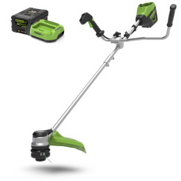 Триммер аккумуляторный Greenworks GD60BCBK4 60В, в комплекте АКБ 4А/ч + ЗУ